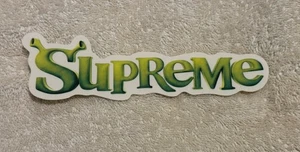 Adesivo Supreme Shrek 100% autentico stagione FW21 - Foto 1 di 2