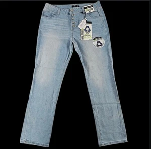 d.jeans Recycled Denim High Waist Girlfriend Ankle Women’s Size 14 Stretch NWT - Picture 1 of 20