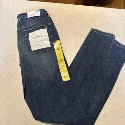 Pantalones de mezclilla Jessica Simpson para mujer de tiro alto ajustados suaves esculpidos negros talla 6  Foto 1 de 4