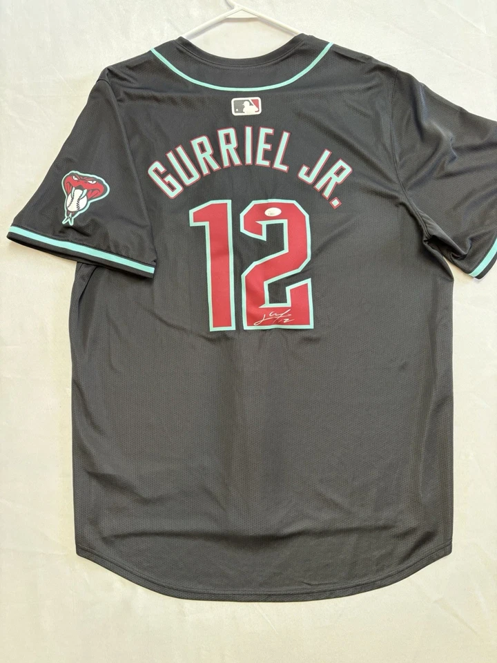 🔥Lourdes Gurriel Jr Signed Authentic Diamondbacks Jersey🔥JSA COA - Image 1 of 3
