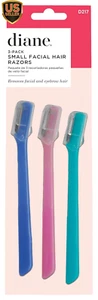D217 Small Eyebrow Facial Hair Shaper Trimmer, Dermaplaning Razor - 3 Pack - Picture 1 of 1