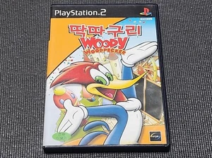 Sony PlayStation2 Woody Woodpecker Retro Game Korean Version for PS2 Console - Picture 1 of 5