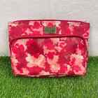 Nicole Miller Floral Rose Pink Travel Bag Cosmetic Zipper Bag