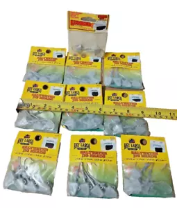 38 pezzi testa di maschera non verniciata SHAD f pinna LUNKER CITY chiave grande GRIP 1/2 OZ 4/0 sale - Foto 1 di 7