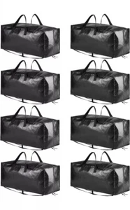 SpaceAid Heavy Duty Moving Bags, Extra Large Storage Totes W/Backpack Straps - Picture 1 of 10