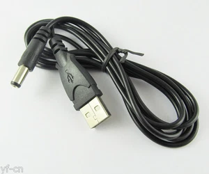 50 un. 1.5M/5Ft USB 2.0 Macho Enchufe a 5.5x2.1mm 2.1mm DC Enchufe Cable Cable - Imagen 1 de 5