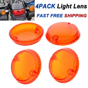 4X Turn Signals Amber Light Lens For Kawasaki Vulcan VN 800 900 1500 1600 Zephyr - Picture 1 of 7