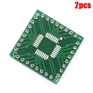 2Pcs QFP/TQFP/LQFP/FQFP/SOP/SSOP32 To Dip Adapter Pcb Board Converter eo - Picture 1 of 2