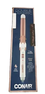 Conair ferro arricciacapelli doppia ceramica 1 pollice 30 impostazioni di calore - Foto 1 di 7