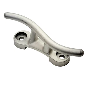 Aluminum 11" Boat Cleat-SILVER - Picture 1 of 2