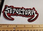 Sepultra Band Logo Embroidered Iron/Sew On Patch