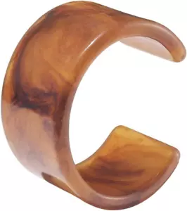Bangle Cuff Bracelets Chunky Bracelets for Women Colorful Irregular Resin Acetat - Picture 1 of 12