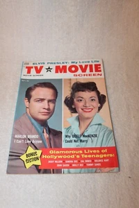May 1958 TV Movie Screen Magazine, Elvis Presley, Marlon Brando, Ricky Nelson. - Picture 1 of 4