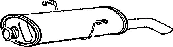 PG511W END SILENCER FOR PEUGEOT 306 1.9 1997-2002 - Image 1 of 1