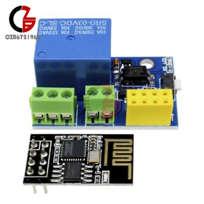 ESP8266 DC 5V Módulo de relé WiFi ESP ESP-01S Interruptor de control remoto para Arduino Foto 1 de 4