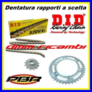 Kit Trasmissione BENELLI TRK 702 / X 2023 2024 catena corona pignone PBR DID VX3 - Foto 1 di 1