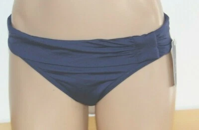  NUEVO CON ETIQUETAS JAG Traje de Baño Clásico Bikini Parte Inferior Talla L Azul Marino Plegable Foto 1 de 3