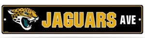 Jacksonville Jaguars Team Color Street Sign Décor 5"x 24"  - Picture 1 of 1