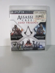 Assassin's Creed Ezio Trilogy Sony Playstation 3 PS3 Excellent FREE SHIPPING! - Picture 1 of 3