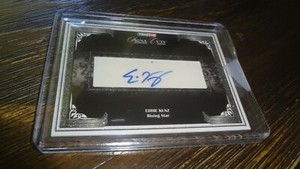 2008 TRISTAR SIGNA CUTS EDDIE KUNZ AUTO BASEBALL CARD