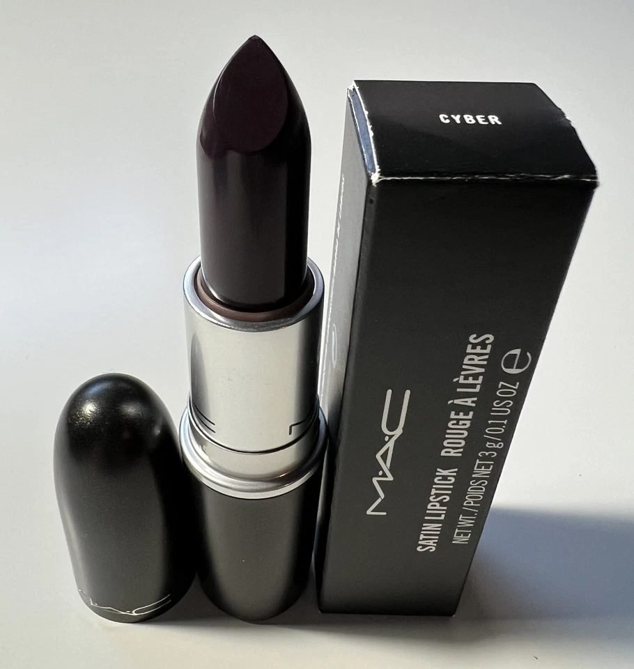 Three Mac Cyber 805 Satin Lipstick Full Size Fast Ship Authentic X3