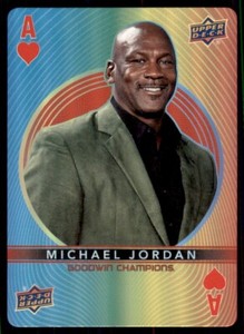 2022 UD Goodwin Champions Playing Cards Aces #ACE-HEARTS Michael Jordan