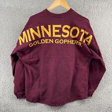 Minnesota Gophers Shirt Mens Size Large Maroon Spirit Jersey College Long Sleeve