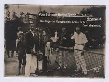 Tennis Berlin Grunewald Turnier competition photograph Photo Foto 1920