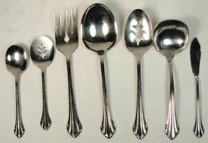 CLARETTE ONEIDA COMUNIDAD ACERO INOXIDABLE 7 PIEZAS CUCHARA BAYA CUCHARÓN ETC - Imagen 1 de 3