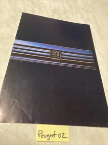 Peugeot 605 1990 SV24 SRI SL SV 3.0 sales catalog brochure - Picture 1 of 6