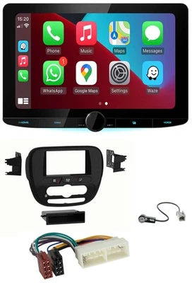 Kenwood MP3 USB DAB Bluetooth Autoradio für Kia Soul PS 2014-2019 schwarz glänze - Bild 1 von 4