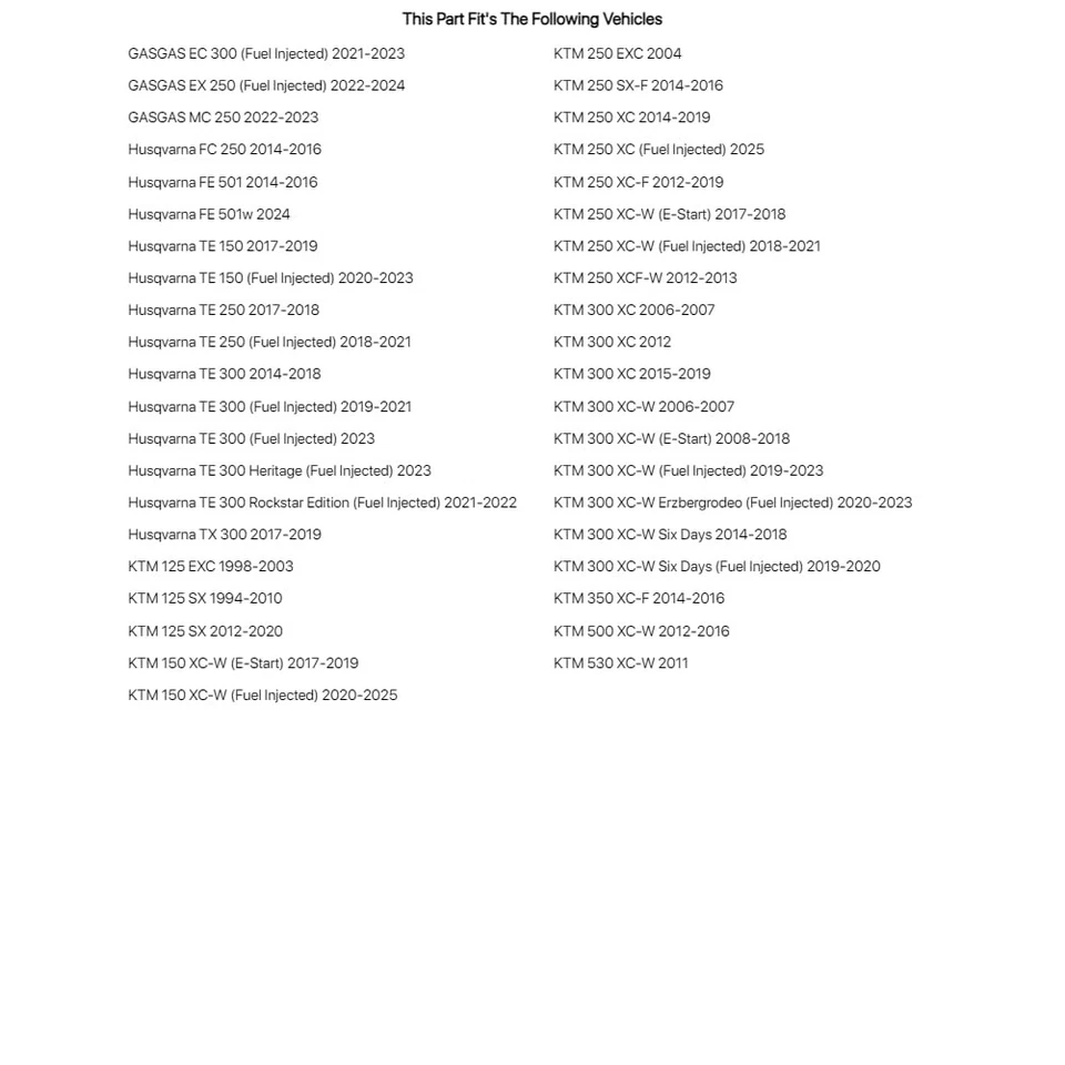 Kit de aleación Tusk y cadena tórica piñón trasero azul para KTM 250 XCF-W 2012-2013 Foto 1 de 2