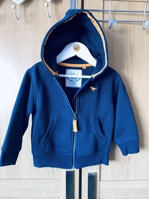 Niños Sudadera con Capucha Edad 18-24 Mths Azul Marino Chaqueta con Capucha SIGUIENTE Top Navidad  Foto 1 de 4