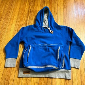 Roadie Pet Hoodie Carrier Adult Small Long sleeve Blue pullover Sweatshirt * - Picture 1 of 8