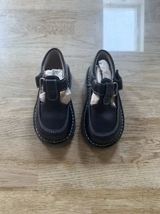 Zapatos de cuero azul marino Vertbaudet para niños talla 24 sin usar - Imagen 1 de 5