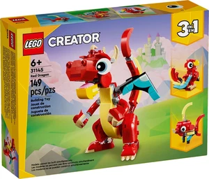 LEGO CREATOR: Dragón Rojo (31145) NUEVO / EMBALAJE ORIGINAL Dragon - Imagen 1 de 1