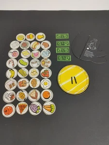 Pezzi Gioco Non Puntare Il Cameriere 1979 Colorforms Cameriere Bilanciere Vassoio Cibo - Foto 1 di 7