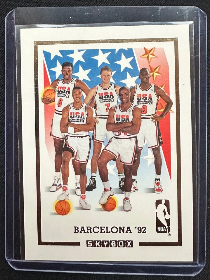 Skybox Dream Team 1992 EE. UU. lámina de oro Barcelona 36USC380 - casi como nuevo Foto 1 de 4