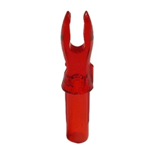 100 Count Bohning X 5mm Arrow A Nocks: Ruby Red: 7 Grain: .204 ID - Picture 1 of 3