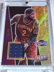 2017 Panini National Kyrie Irving #PATCH COSMIC /49 Game Worn Jersey - Rare - Picture 1 of 4