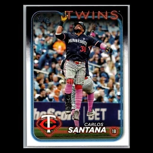 2024 Topps Update Series #US224 - Carlos Santana - Minnesota Twins - Picture 1 of 2