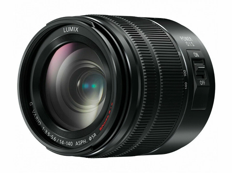Panasonic Lumix G Vario 14-140mm F/3,5-5,6 II Power O,I,S, asphärische Linse