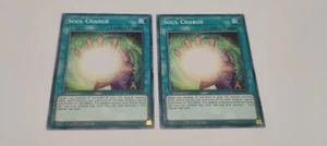 2x Soul Charge Yu-Gi-Oh Cards 1st Edition DLCS-EN016 - Foto 1 di 9