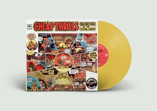 JANIS JOPLIN - Cheap Thrills. Big Brother & Hold (2022) LP yellow vinyl numbered - Immagine 1 di 1