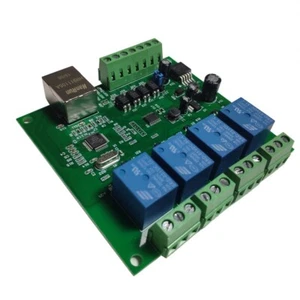 Nuova scheda di controllo remoto LAN Ethernet RJ45 TCP/IP WEB con relè a 4 canali - Foto 1 di 7
