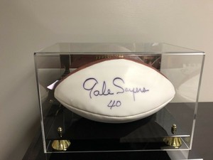 gale sayers signed football