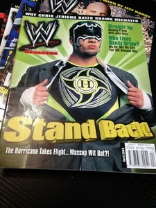WWF WWE Magazine APRIL 2003 The Hurricane + Poster - Picture 1 of 3
