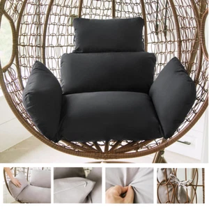 Hängestuhl Hängeschaukel Hängekorb Hängematte Sitz Kissen Für Hängesessel Neu - Bild 1 von 12