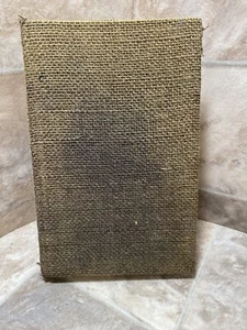 The House Of Seven Gables, Nathaniel Hawthorne, Vintage With DYI Cover Burlap - Picture 1 of 10