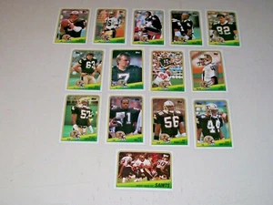 1988 Topps New Orleans Saints Team Set 14 NM/Mint Swilling Jackson Andersen - Bild 1 von 4